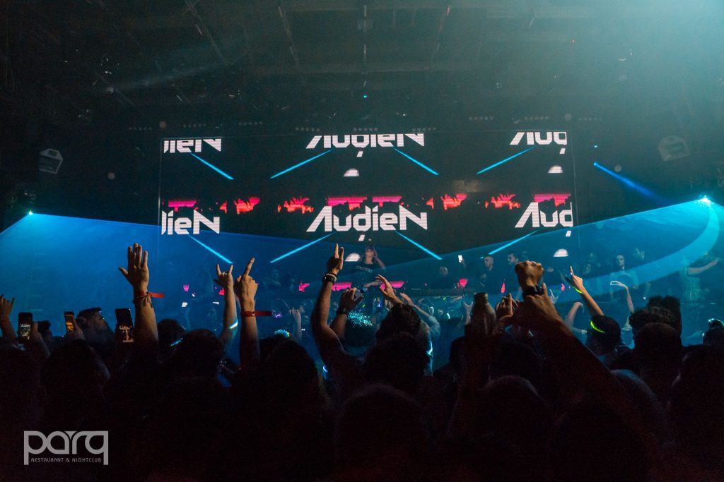 Audien Live Event Stage Projection