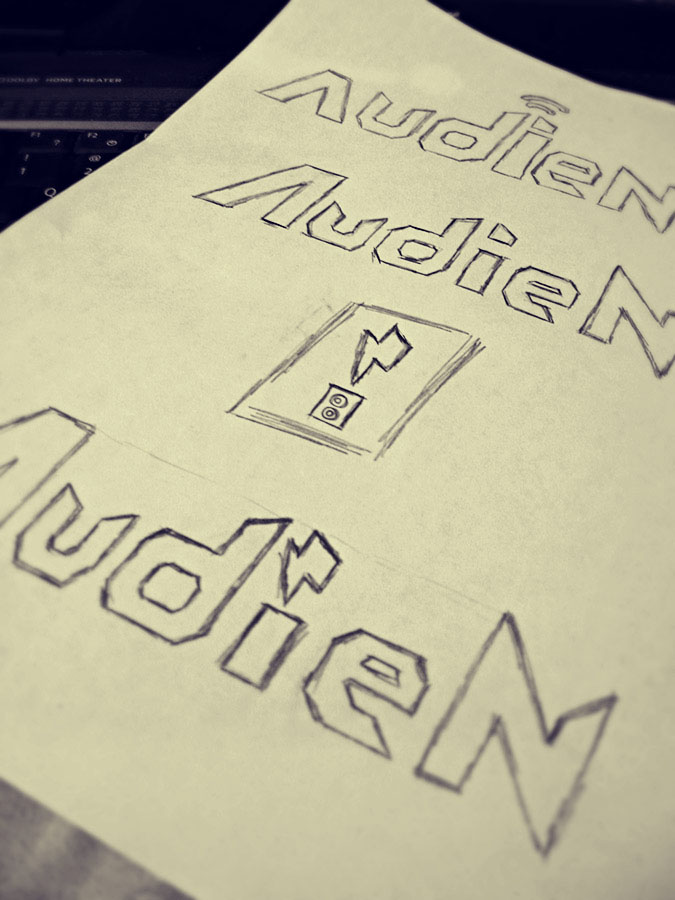 Audien Logo Sketch