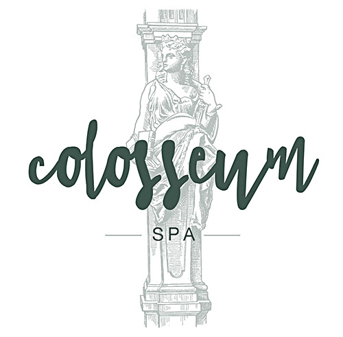 colosseum luxury spa logo design