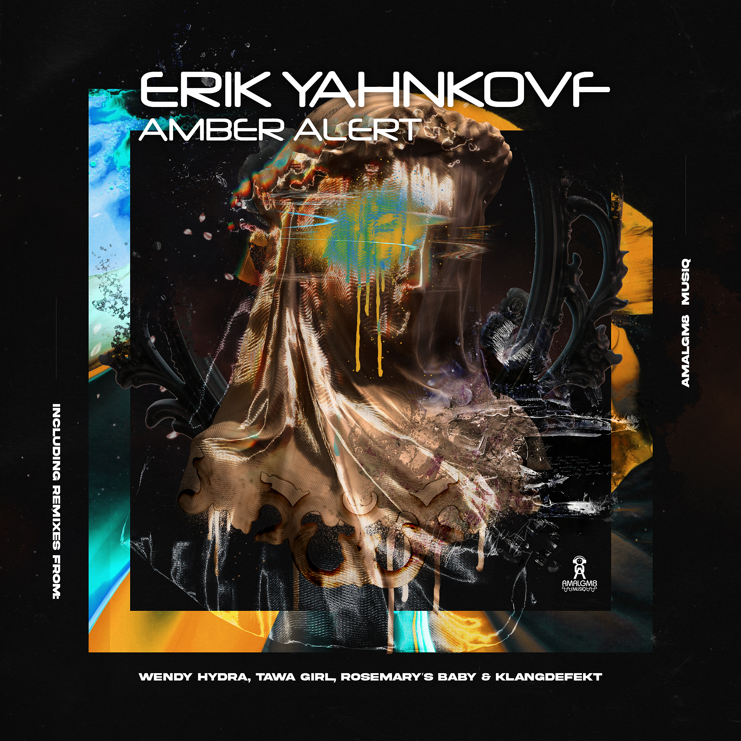 Erik Yahnkovf amber alert album art cover design