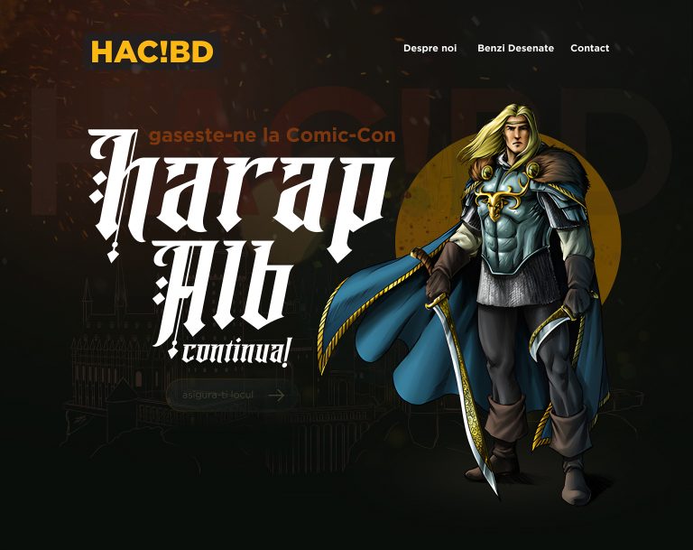 HAC!BD Landing Page and Concept Case Study