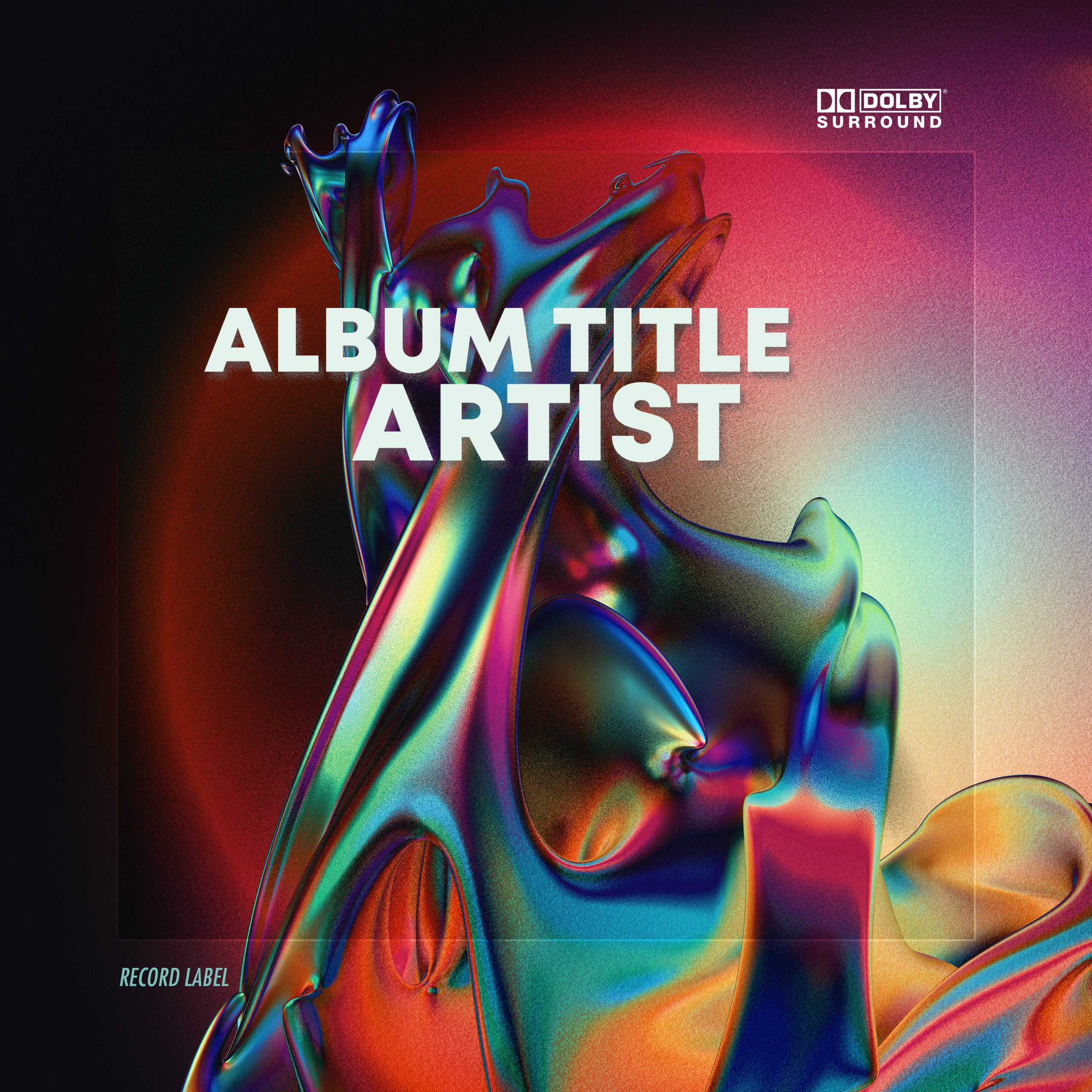 Album Artwork Cover Template – Vibrant