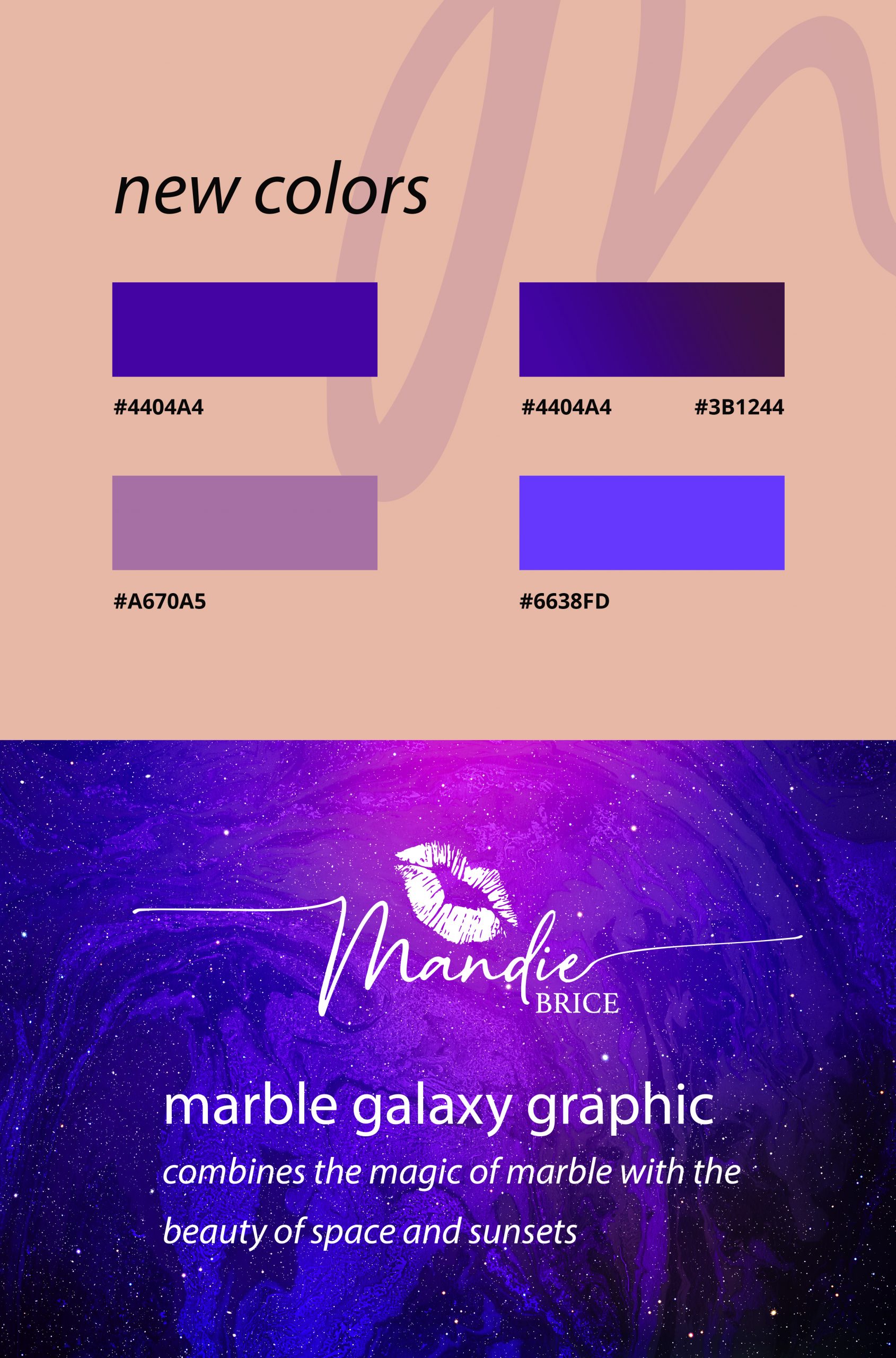 Mandie Brice Branding Guidelines Colors